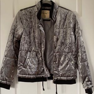 Velvet Puffer Jacket
